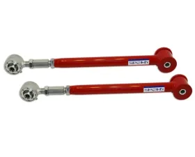 Spohn Bright Red 4130N Chrome Moly Tubular Adjustable Rear Lower Control Arms w/ Del-Sphere Pivot Joint/Poly Combo GM F-Body Chevrolet | Pontiac 1982-2002