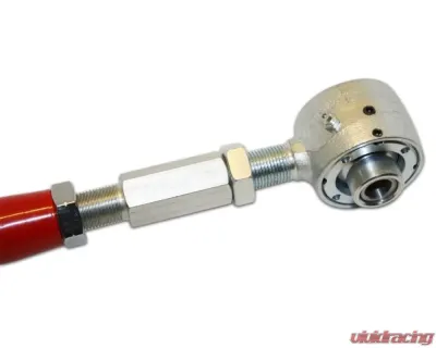 Spohn Bright Red 4130N Chrome Moly Tubular Adjustable Rear Lower Control Arms w/ Del-Sphere Pivot Joint/Poly Combo GM F-Body Chevrolet | Pontiac 1982-2002 - 207-4130R