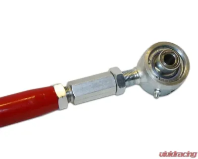 Spohn Bright Red 4130N Chrome Moly Tubular Adjustable Rear Lower Control Arms w/ Del-Sphere Pivot Joint/Poly Combo GM F-Body Chevrolet | Pontiac 1982-2002 - 207-4130R