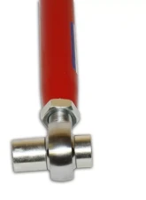 Spohn Bright Red 4130N Chrome Moly Tubular Adjustable Rear Lower Control Arms w/ Spherical Rod Ends Offset Spacers GM G-Body 1978-1987                                     - 213-OS-4130R - Image 3