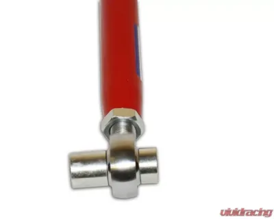 Spohn Bright Red 4130N Chrome Moly Tubular Adjustable Rear Lower Control Arms w/ Spherical Rod Ends Offset Spacers GM G-Body 1978-1987 - 213-OS-4130R