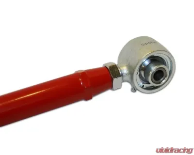 Spohn Bright Red 4130N Chrome Moly Tubular Adjustable Rear Lower Control Arms w/ Del-Sphere Pivot Joints GM G-Body 1978-1987 - 215-4130R