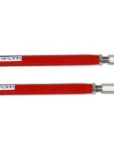 Spohn Bright Red 4130N Chrome Moly Tubular Adjustable Rear Lower Control Arms w/ Spherical/Poly Combo GM G-Body 1978-1987                                     - 216-4130R - Image 3