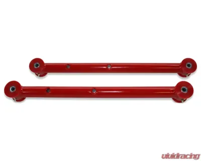 Spohn Gloss Black Tubular Rear Lower Control Arms w/ Polyurethane Bushings GM A-Body 1964-1972 - 221B