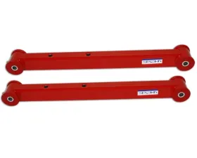Spohn Bright Red Rear Lower Control Arms Boxed w/ Polyurethane Bushings Extended Length GM B-Body 1977-1996