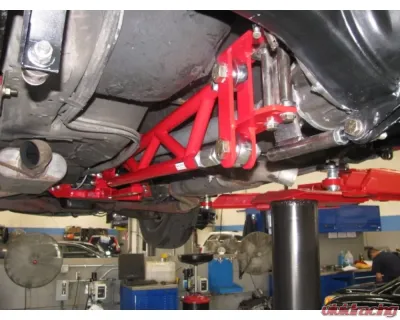 Spohn Bright Red Pro-Series Adjustable Torque Arm GM F-Body Chevrolet | Pontiac Tremec Transmission 1982-1992 - 320-PSR