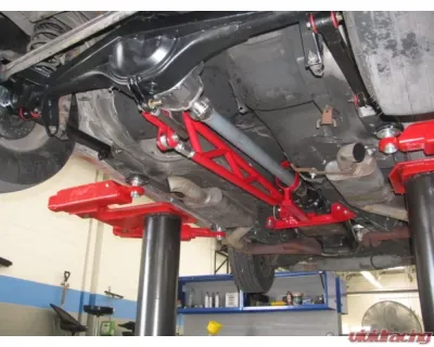 Spohn Bright Red Pro-Series Adjustable Torque Arm GM F-Body Chevrolet | Pontiac Tremec Transmission 1982-1992 - 320-PSR