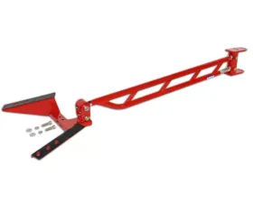 Spohn Bright Red 4130N Chrome Moly Adjustable Torque Arm GM F-Body Chevrolet | Pontiac Tremec Aftermarket T-56 Transmission 1982-1992