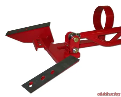 Spohn Bright Red 4130N Chrome Moly Adjustable Torque Arm GM F-Body Chevrolet | Pontiac Richmond 6 Speed Transmission 1982-1992 - 328-4130R