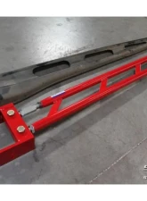 Spohn Bright Red 4130N Chrome Moly Transmission Mounted Tubular Adjustable Torque Arm GM F-Body Chevrolet | Pontiac 1982-2002                                     - 399-4130R - Image 2