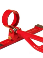 Spohn Bright Red 4130N Chrome Moly Tubular Adjustable Torque Arm - Standard Exhaust GM F-Body Chevrolet | Pontiac 1993-2002                                     - 402-4130R - Image 2
