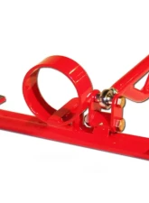 Spohn Bright Red 4130N Chrome Moly Tubular Adjustable Torque Arm - Standard Exhaust GM F-Body Chevrolet | Pontiac 1993-2002                                     - 402-4130R - Image 3