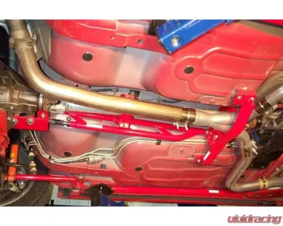 Spohn Bright Red 4130N Chrome Moly Tubular Adjustable Torque Arm - Long Tube Headers & Y-Pipe GM F-Body Chevrolet | Pontiac 1993-2002 - 405-4130R
