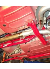 Spohn Bright Red 4130N Chrome Moly Tubular Adjustable Torque Arm - Long Tube Headers & Y-Pipe GM F-Body Chevrolet | Pontiac 1993-2002                                     - 405-4130R - Image 4
