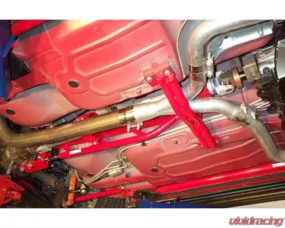 Spohn Bright Red 4130N Chrome Moly Tubular Adjustable Torque Arm - Long Tube Headers & Y-Pipe GM F-Body Chevrolet | Pontiac 1993-2002 - 405-4130R