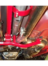 Spohn Bright Red 4130N Chrome Moly Tubular Adjustable Torque Arm - Long Tube Headers & Y-Pipe GM F-Body Chevrolet | Pontiac 1993-2002                                     - 405-4130R - Image 6
