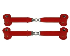 Spohn Bright Red Adjustable Rear Upper Control Arms w/ Polyurethane Bushings Oldsmobile 88 Full Size 1961-1964