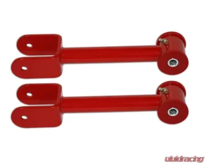 Spohn Bright Red 4130N Chrome Moly Tubular Rear Upper Control Arms w/ Polyurethane Bushing GM A-Body 1964-1967 - 621-4130R