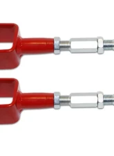 Spohn Bright Red 4130N Chrome Moly Tubular Adjustable Extended Length Rear Upper Control Arms w/ Del-Sphere Pivot Joints Chevrolet GM B-Body 1977-1996                                     - 635-EL-4130R - Image 5