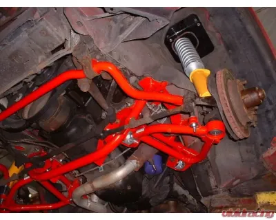 Spohn Bright Red 4130N Chrome Moly Tubular K-Member GM F-Body SBC | BBC | LT1 | 3.8L V-6 1982-1992 - 703-4130R