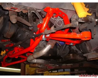 Spohn Bright Red 4130N Chrome Moly Tubular K-Member GM F-Body SBC | BBC | LT1 | 3.8L V-6 1982-1992 - 703-4130R
