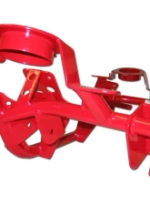 Spohn Bright Red 4130N Chrome Moly Tubular K-Member GM F-Body SBC | BBC | LT1 | 3.8L V-6 1982-1992                                     - 703-4130R - Image 5
