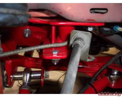 Spohn Bright Red 4130N Chrome Moly Tubular K-Member GM F-Body LSx Engines 1993-2002 - 704-4130R