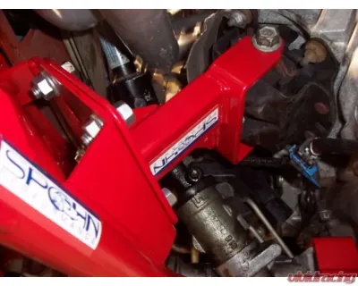 Spohn Bright Red 4130N Chrome Moly Tubular K-Member GM F-Body LSx Engines 1993-2002 - 704-4130R