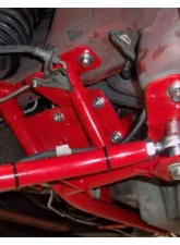 Spohn Bright Red 4130N Chrome Moly Tubular K-Member GM F-Body LSx Engines 1993-2002                                     - 704-4130R - Image 14