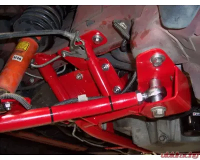 Spohn Bright Red 4130N Chrome Moly Tubular K-Member GM F-Body LSx Engines 1993-2002 - 704-4130R