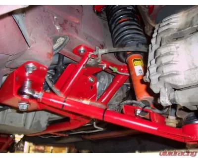 Spohn Bright Red 4130N Chrome Moly Tubular K-Member GM F-Body LSx Engines 1993-2002 - 704-4130R