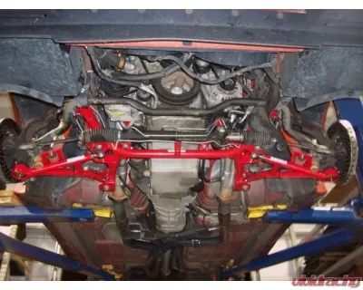 Spohn Bright Red 4130N Chrome Moly Tubular K-Member GM F-Body LSx Engines 1993-2002 - 704-4130R