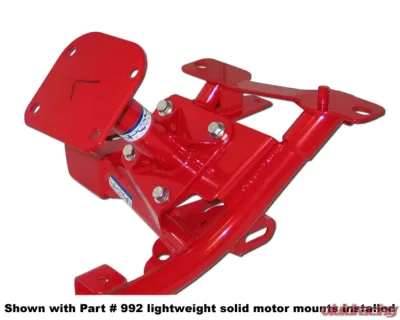 Spohn Bright Red 4130N Chrome Moly Tubular K-Member GM F-Body LSx Engines 1993-2002 - 704-4130R
