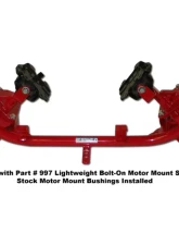 Spohn Bright Red 4130N Chrome Moly Tubular K-Member GM F-Body LSx Engines 1993-2002                                     - 704-4130R - Image 10