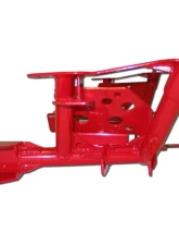 Spohn Bright Red 4130N Chrome Moly Tubular K-Member GM F-Body V6 (3.4L or 3.8L) 1993-2002                                     - 704-V6-4130R - Image 7