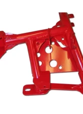 Spohn Bright Red 4130N Chrome Moly Tubular K-Member GM F-Body V6 (3.4L or 3.8L) 1993-2002                                     - 704-V6-4130R - Image 10