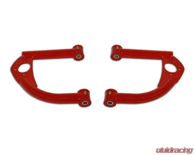 Spohn Gloss Black 4130N Chrome Moly Tubular Front Upper A-Arms w/ Bushings Chevrolet | Pontiac GM F-Body 1993-2002 - 742-4130B
