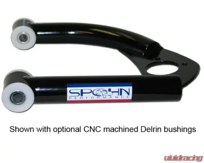 Spohn Gloss Black 4130N Chrome Moly Tubular Front Upper A-Arms w/ Bushings Chevrolet | Pontiac GM F-Body 1993-2002 - 742-4130B