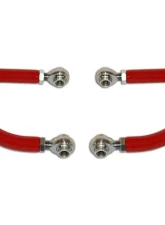 Spohn Bright Red 4130N Chrome Moly Tubular Adjustable Front Upper A-Arms w/ Spherical Rod Ends Chevrolet | Pontiac GM F-Body 1993-2002                                     - 743-4130R - Image 3