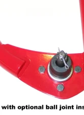 Spohn Bright Red 4130N Chrome Moly Tubular Adjustable Front Upper A-Arms w/ Spherical Rod Ends Chevrolet | Pontiac GM F-Body 1993-2002                                     - 743-4130R - Image 2