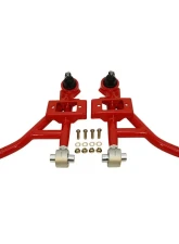Spohn Bright Red 4130N Chrome Moly Tubular Front Lower A-Arms w/ Del-Sphere Pivot Joints Chevrolet | Pontiac GM F-Body 1993-2002                                     - 745-4130R - Image 6