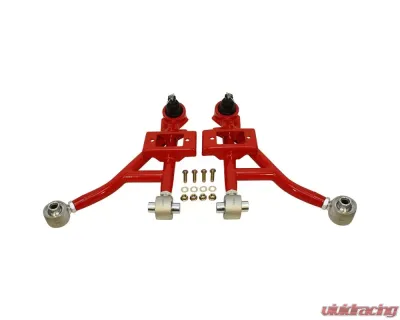 Spohn Bright Red 4130N Chrome Moly Tubular Front Lower A-Arms w/ Del-Sphere Pivot Joints Chevrolet | Pontiac GM F-Body 1993-2002 - 745-4130R