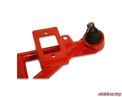 Spohn Bright Red 4130N Chrome Moly Tubular Front Lower A-Arms w/ Del-Sphere Pivot Joints Chevrolet | Pontiac GM F-Body 1993-2002 - 745-4130R