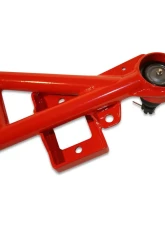 Spohn Bright Red 4130N Chrome Moly Tubular Front Lower A-Arms w/ Del-Sphere Pivot Joints Chevrolet | Pontiac GM F-Body 1993-2002                                     - 745-4130R - Image 3