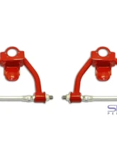 Spohn Gloss Black 4140 Chrome Moly Tubular Upper A-Arms Stock & Drop Spindles w/ Polyurethane Bushings GM G-Body 1978-1987                                     - 755B - Image 2