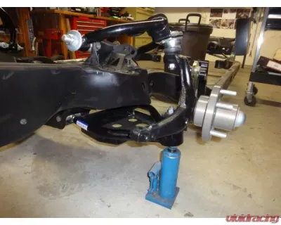 Spohn Gloss Black 4140 Chrome Moly Tubular Upper A-Arms Stock & Drop Spindles w/ Polyurethane Bushings GM G-Body 1978-1987 - 755B
