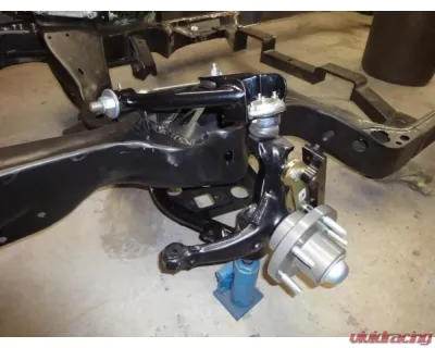 Spohn Gloss Black 4140 Chrome Moly Tubular Upper A-Arms Stock & Drop Spindles w/ Polyurethane Bushings GM G-Body 1978-1987 - 755B