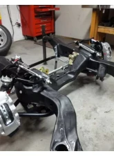 Spohn Gloss Black 4140 Chrome Moly Tubular Upper A-Arms Stock & Drop Spindles w/ Polyurethane Bushings GM G-Body 1978-1987                                     - 755B - Image 4