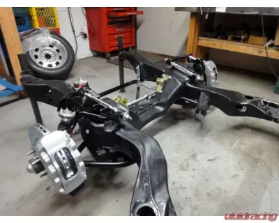 Spohn Gloss Black 4140 Chrome Moly Tubular Upper A-Arms Stock & Drop Spindles w/ Polyurethane Bushings GM G-Body 1978-1987 - 755B