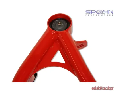 Spohn Gloss Black Tubular Front Lower A-Arms w/ Polyurethane Bushings - Factory Steering Chevrolet | Pontiac GM F-Body 1982-1992 - 781-FB